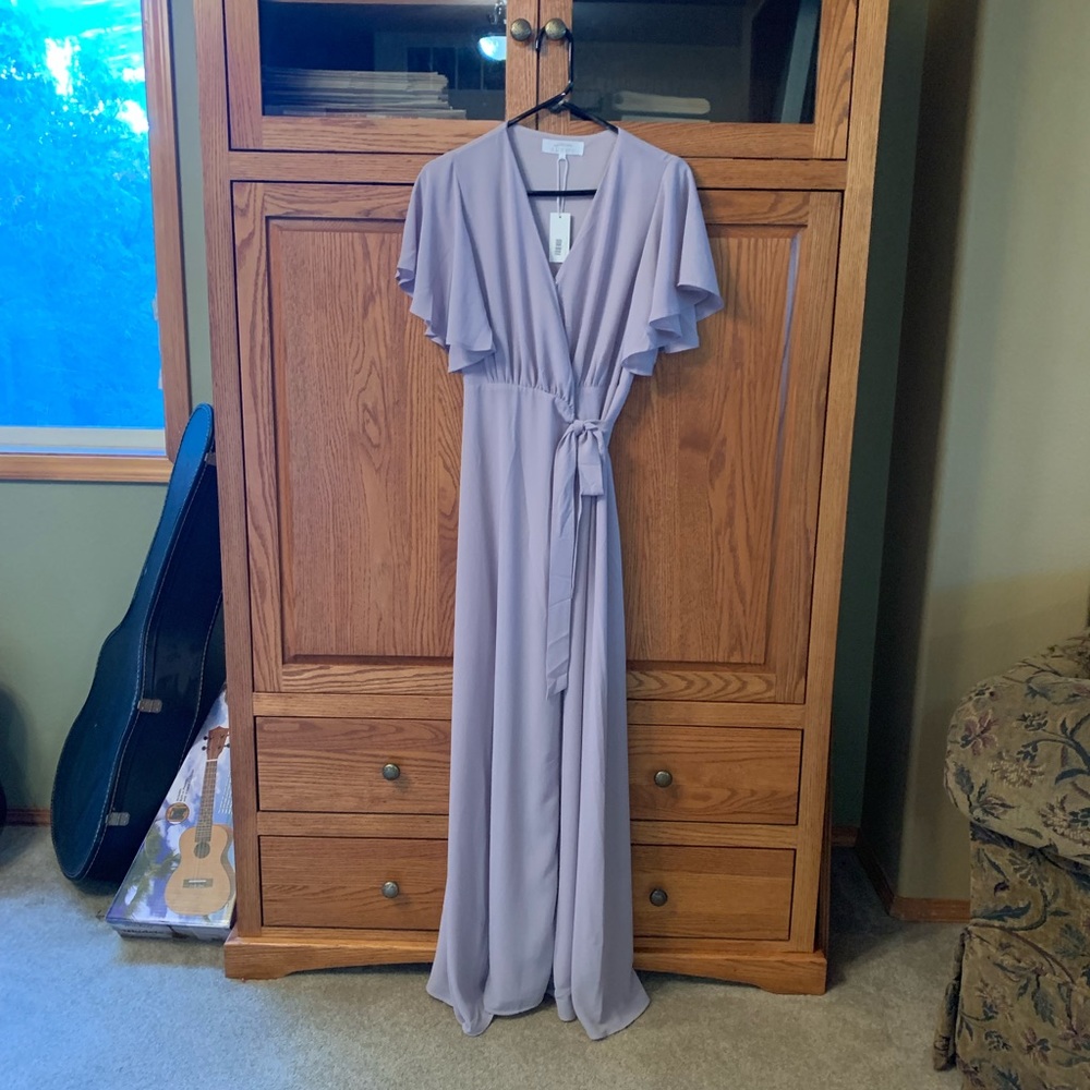 NWT Lilac Maxi Dress (Wrap)